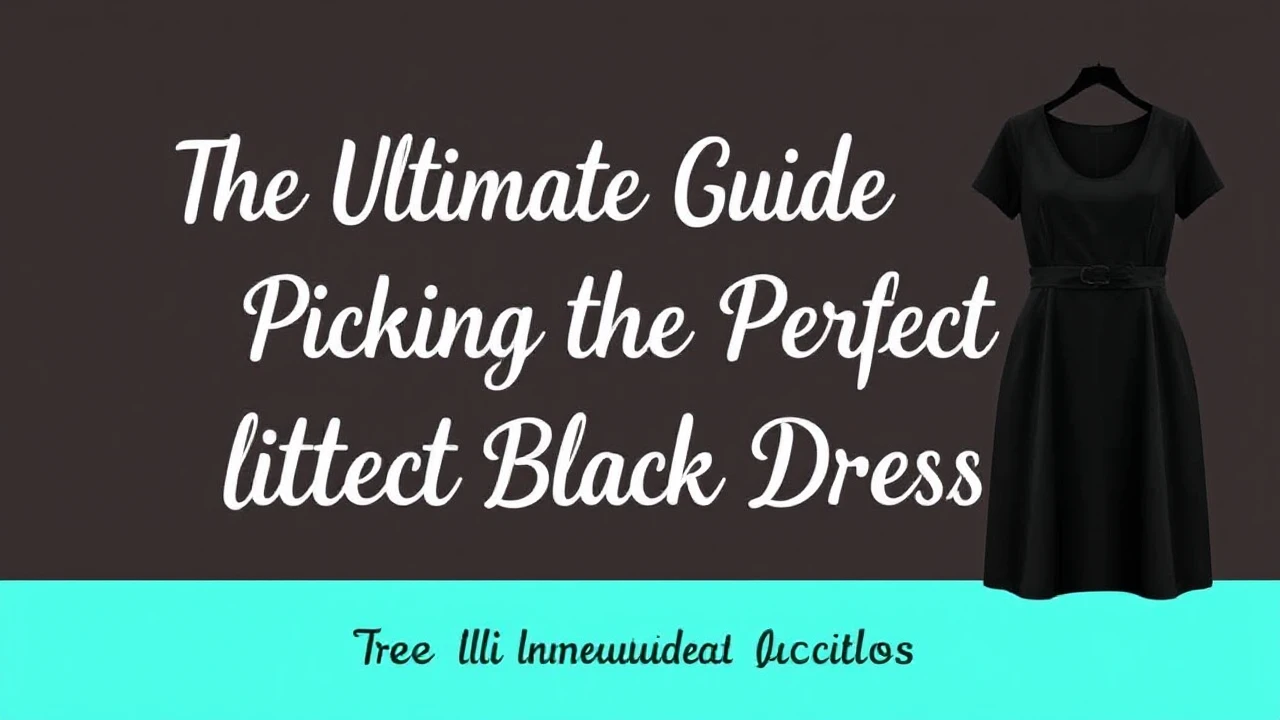 The Ultimate Guide of Picking the Perfect Little Black Dress