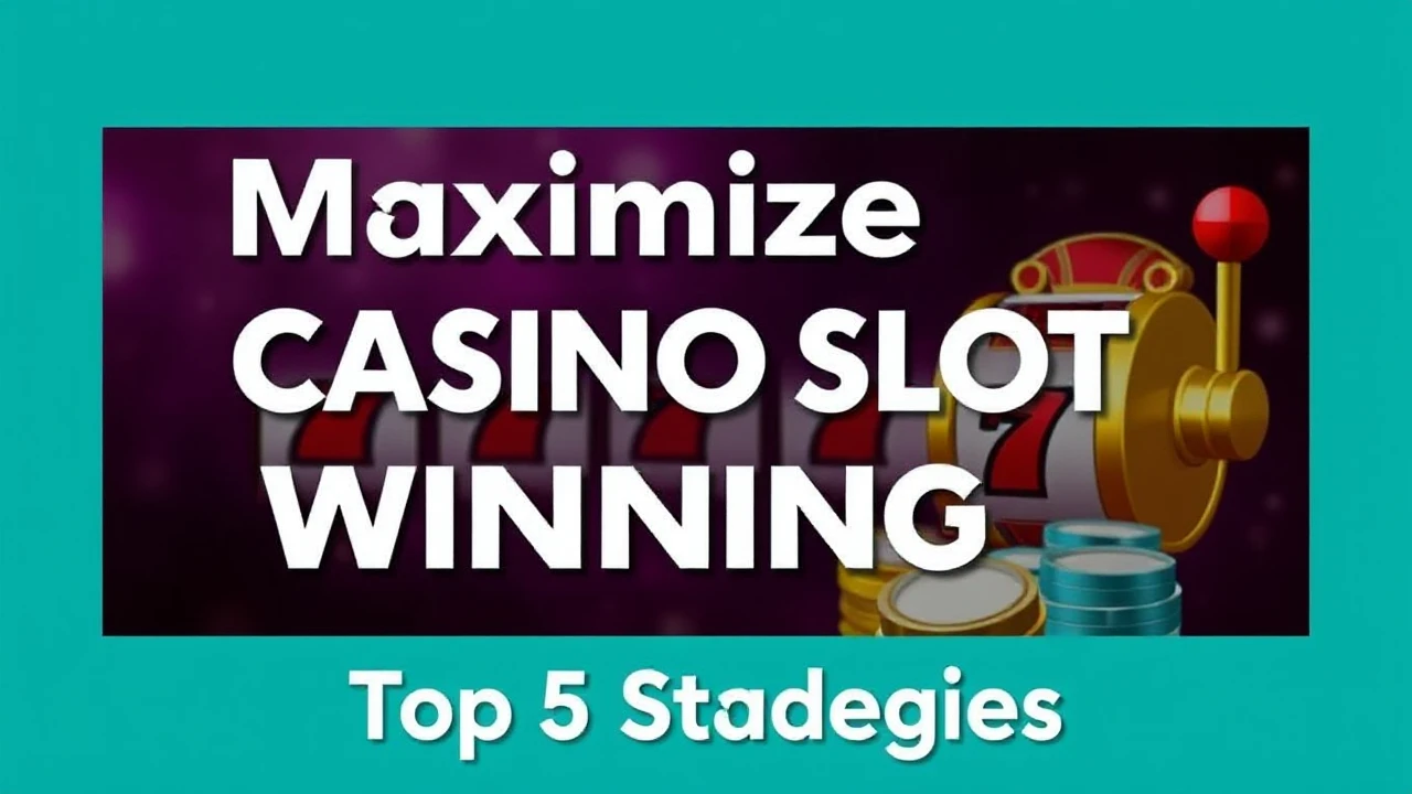 Maximize Your Casino Slot Winnings: Top 5 Strategies