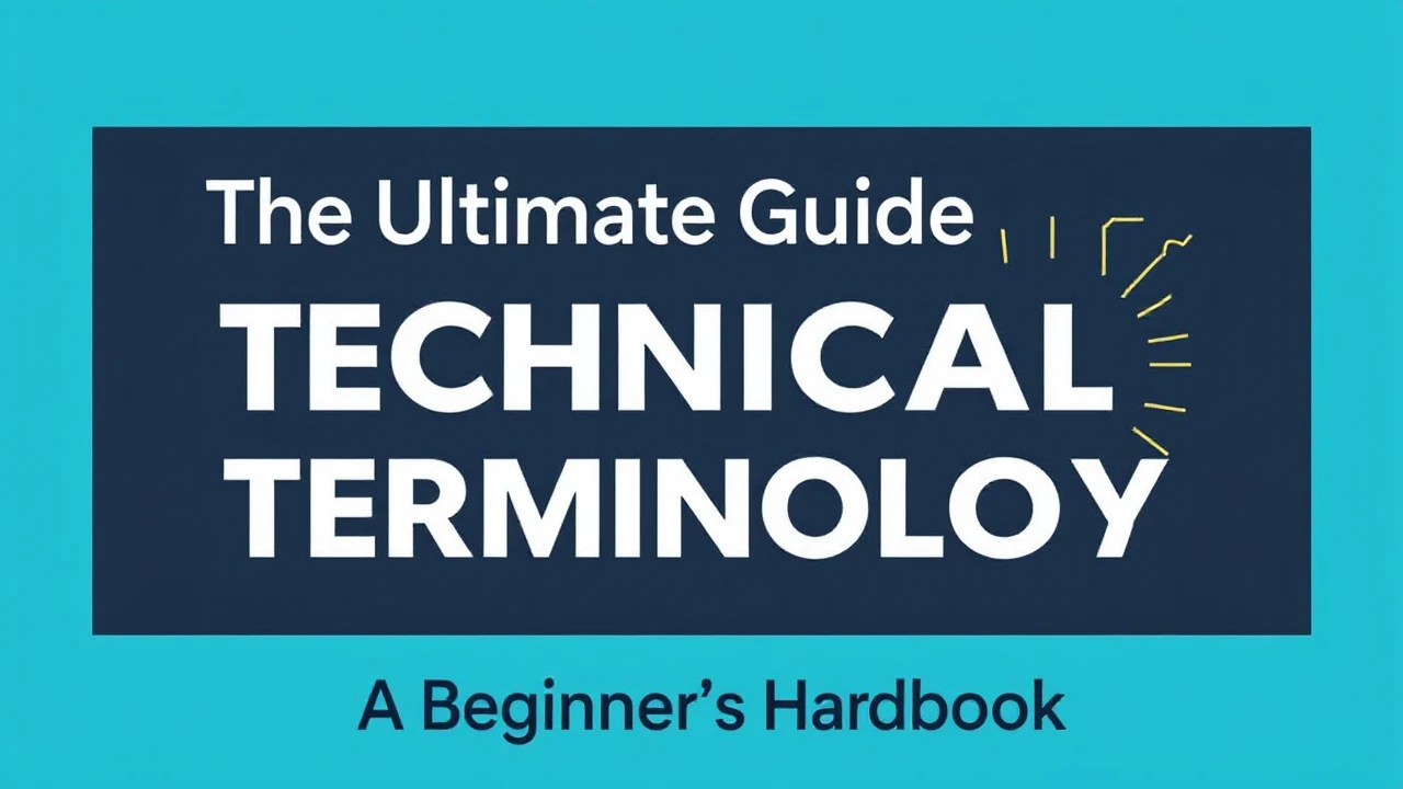 The Ultimate Guide Technical Terminology: A Beginner's Handbook