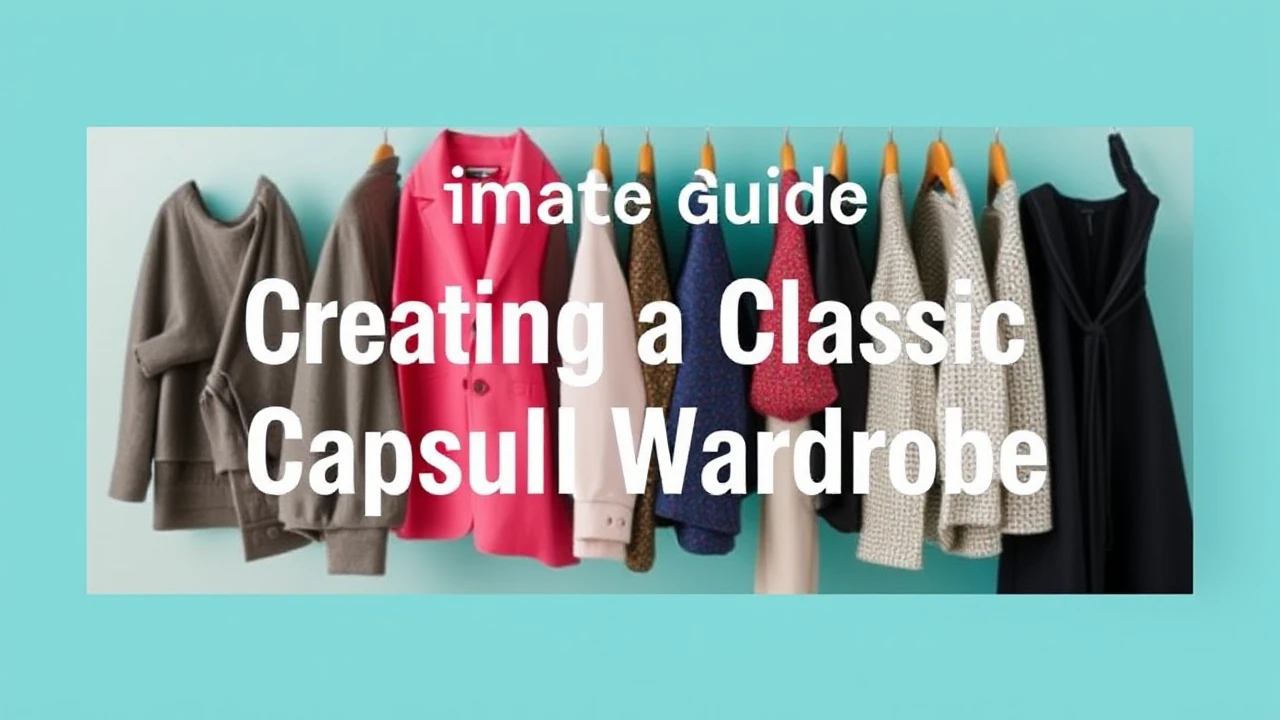 The Ultimate Guide to Creating a Classic Capsule Wardrobe