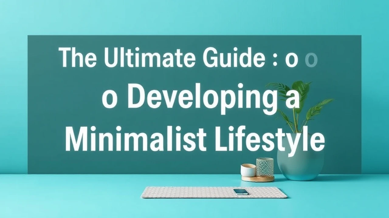 The Ultimate Guide of Developing a Minimalist Lifestyle
