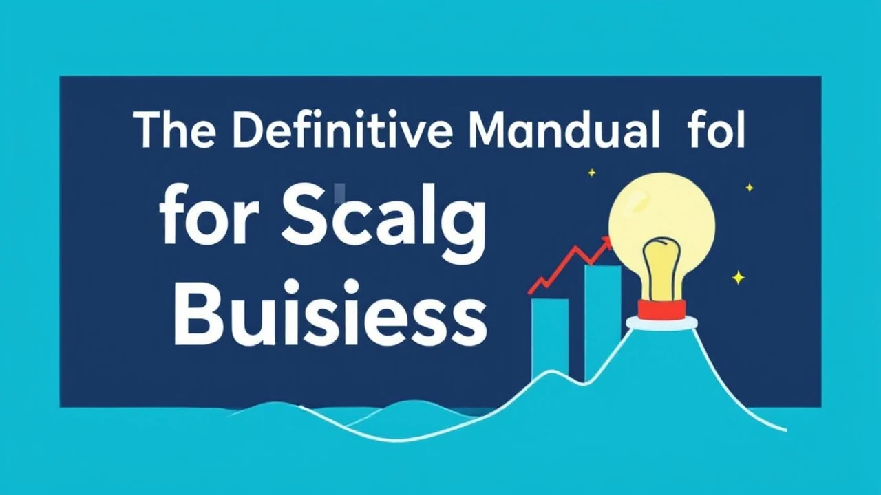 The Definitive Manual for Scaling Your Business Effectively