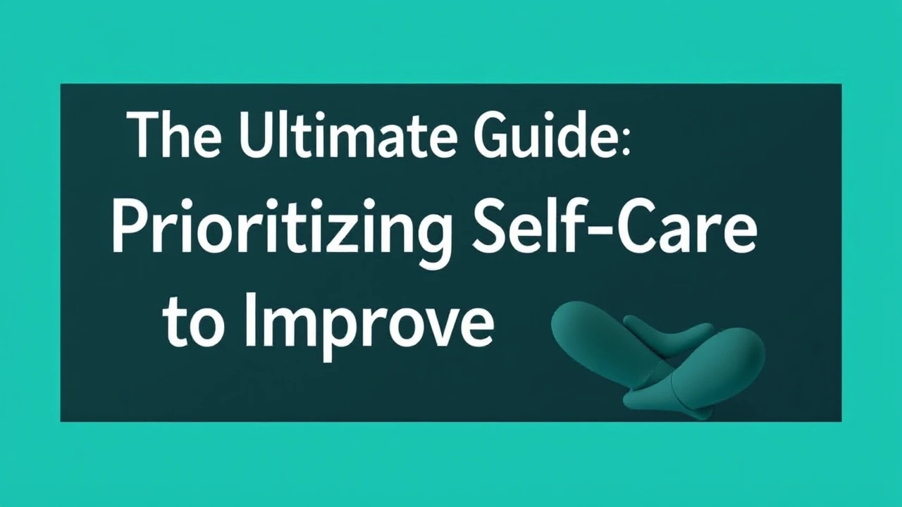 The Ultimate Guide Prioritizing Self-Care to Improve Better Health