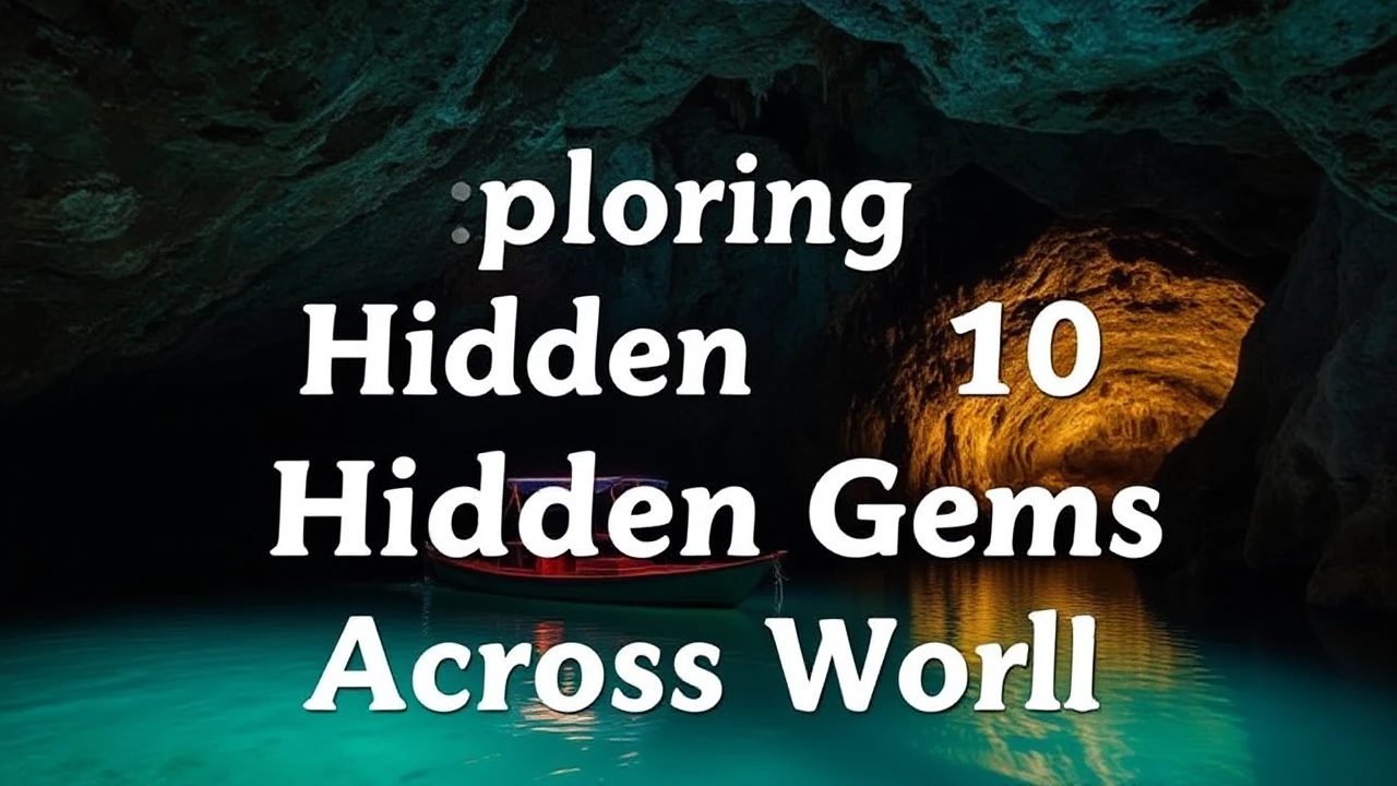 Exploring 10 Hidden Gems Across the World: Off-the-Beaten-Path Treasures to Visit