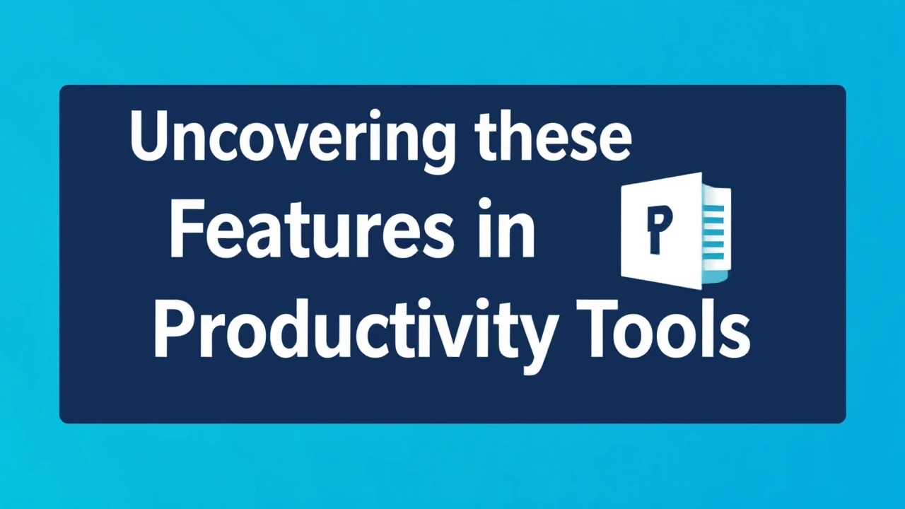 Uncovering these Features in WPS Productivity Tools