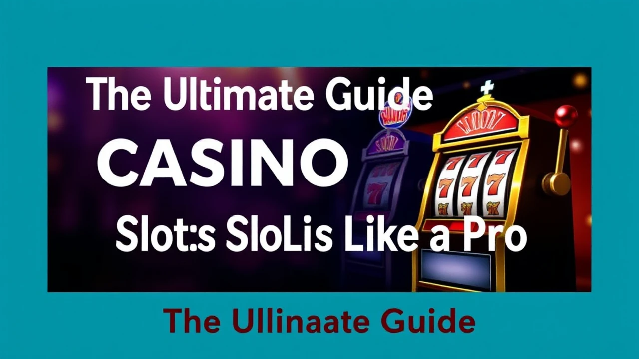 The Ultimate Guide Playing Casino Slots Like a Pro