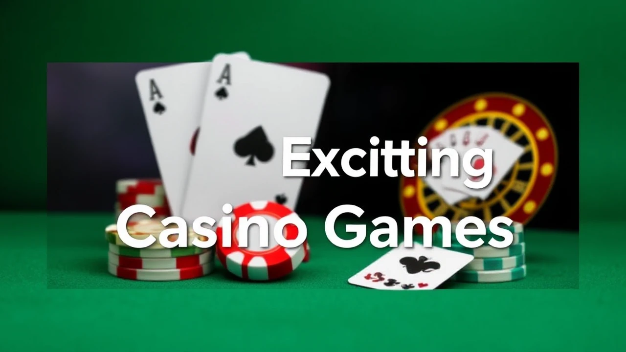 Try Your Luck on These 7 Exciting Casino Games