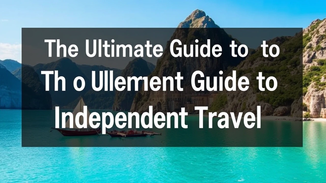 The Ultimate Guide to Independent Travel: Top Tips for Exploring the World Alone