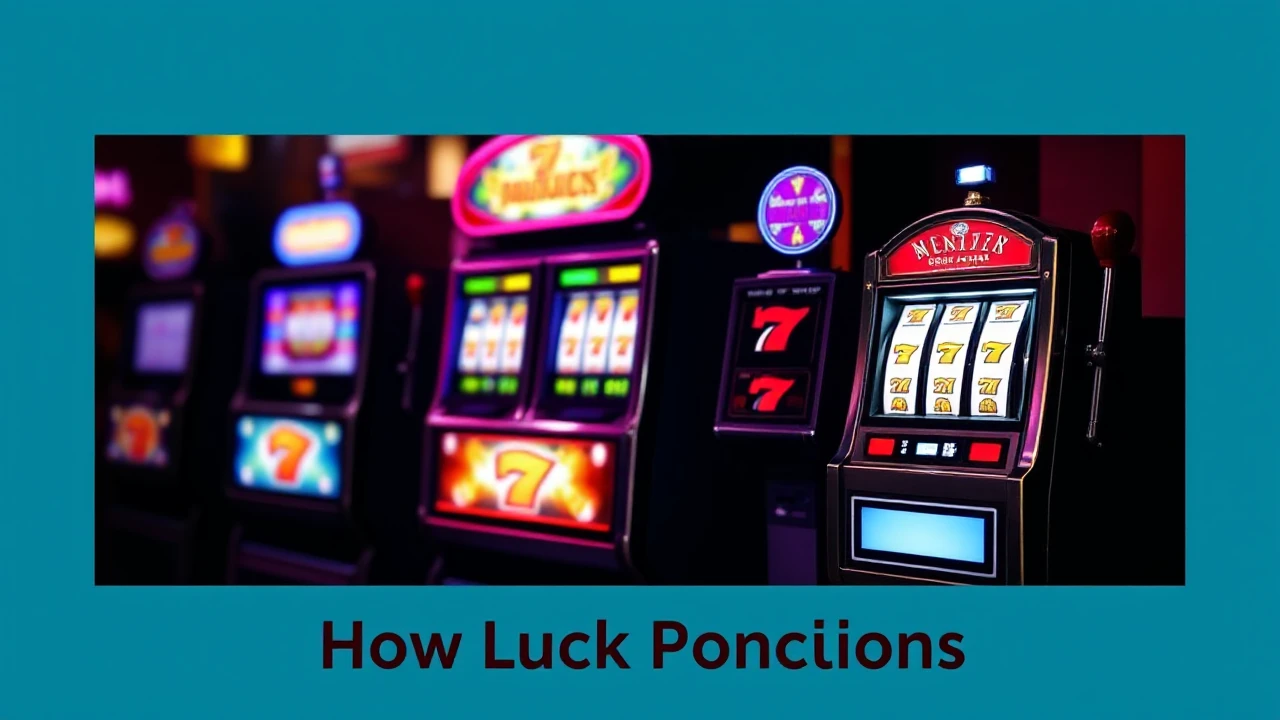 Unveiling the Mystery of Slot Machines: How Luck Functions