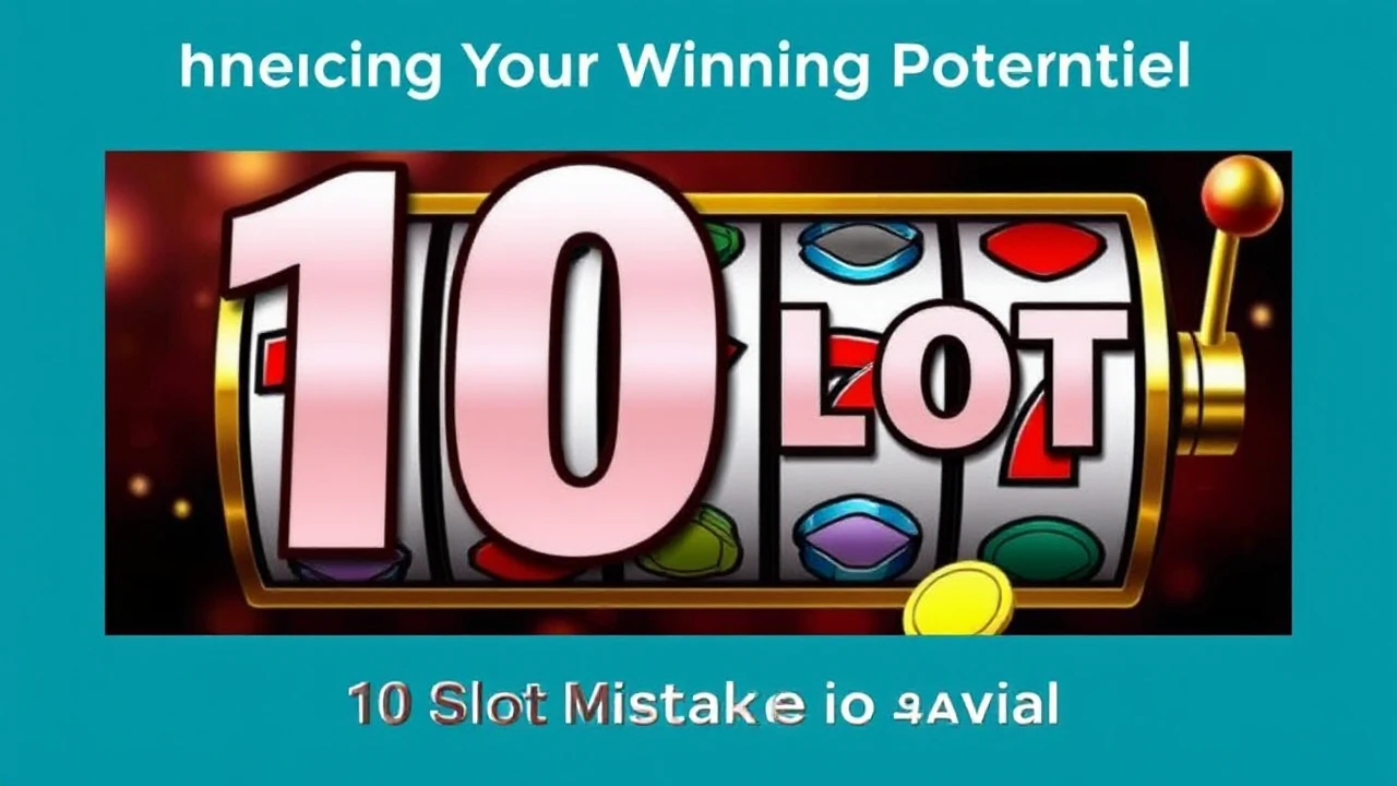 Enhancing Your Winning Potential: 10 Slot Mistakes to Avoid