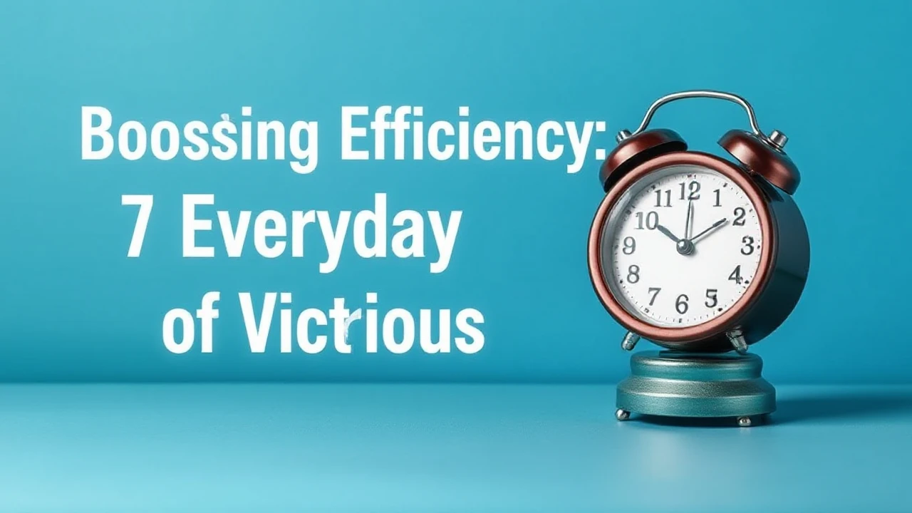 Boosting Efficiency: 7 Everyday Habits of Victorious Individuals