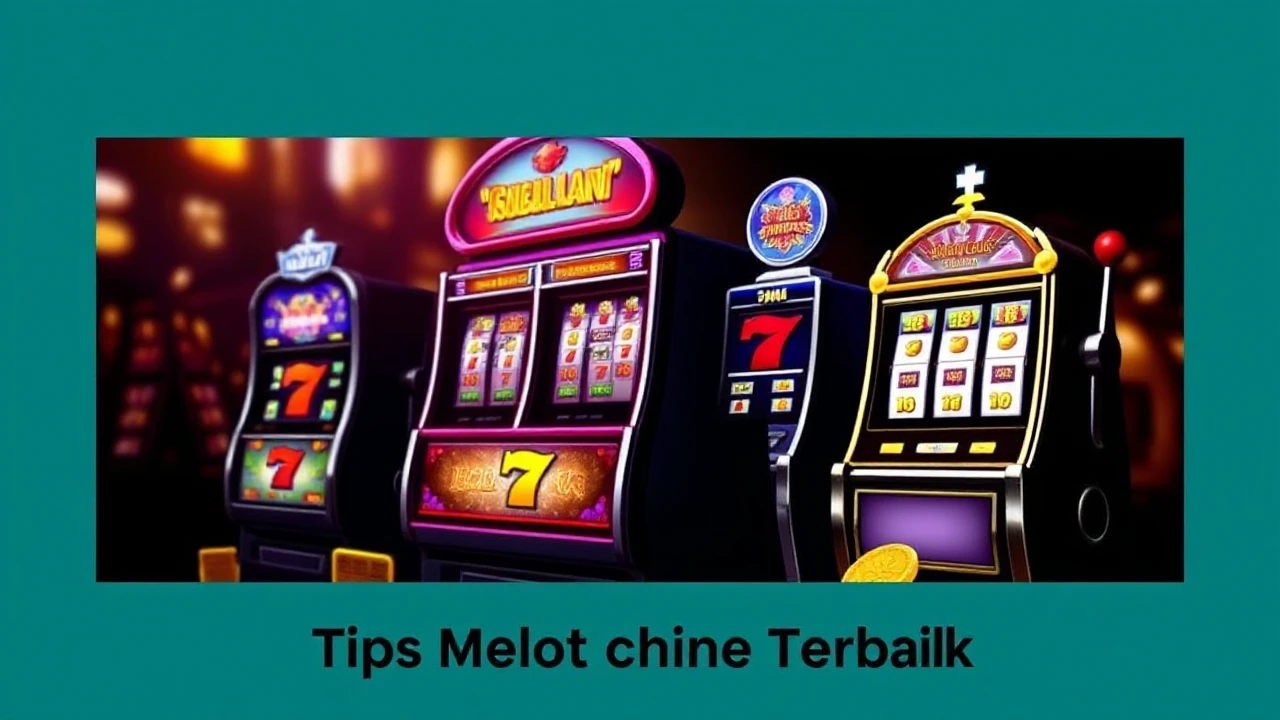 Tips Memilih Slot Machine Terbaik