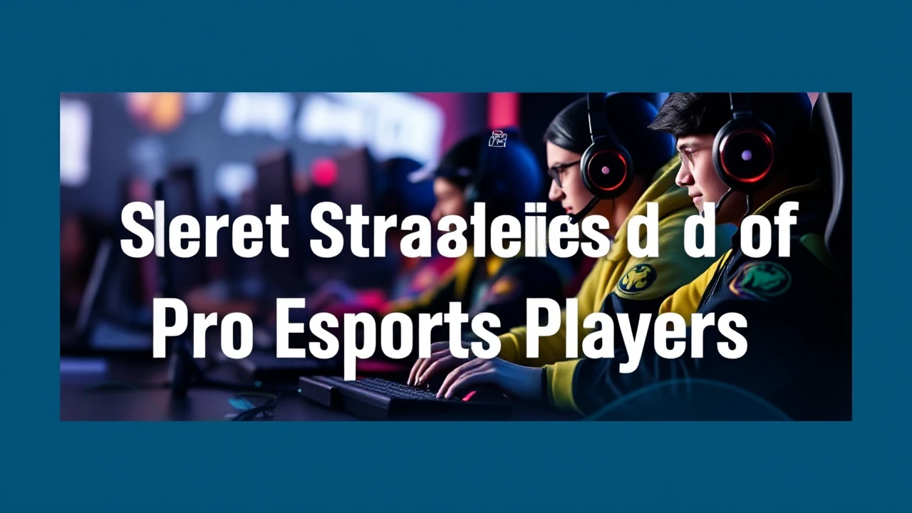 Unveiling the Secret Strategies of Pro Esports Players
