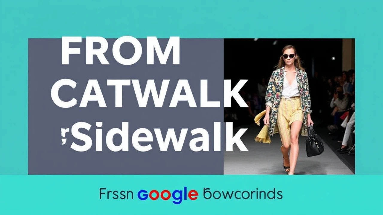 From Catwalk to Sidewalk: Fashion Forward Tips