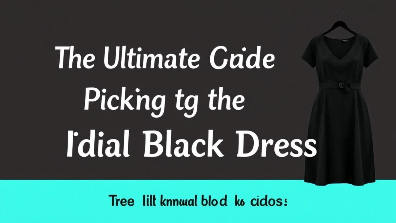 The Ultimate Guide of Picking the Ideal Little Black Dress
