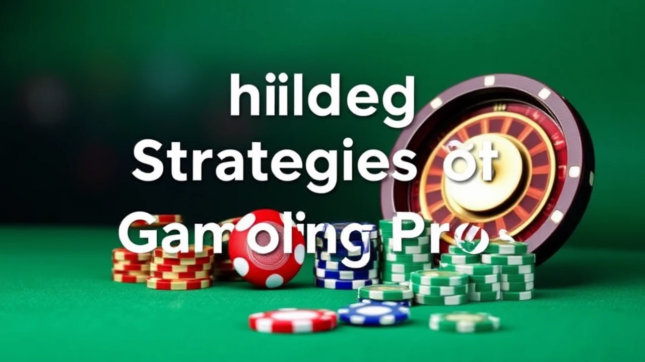 Unveiling hidden Strategies of Gambling Pros
