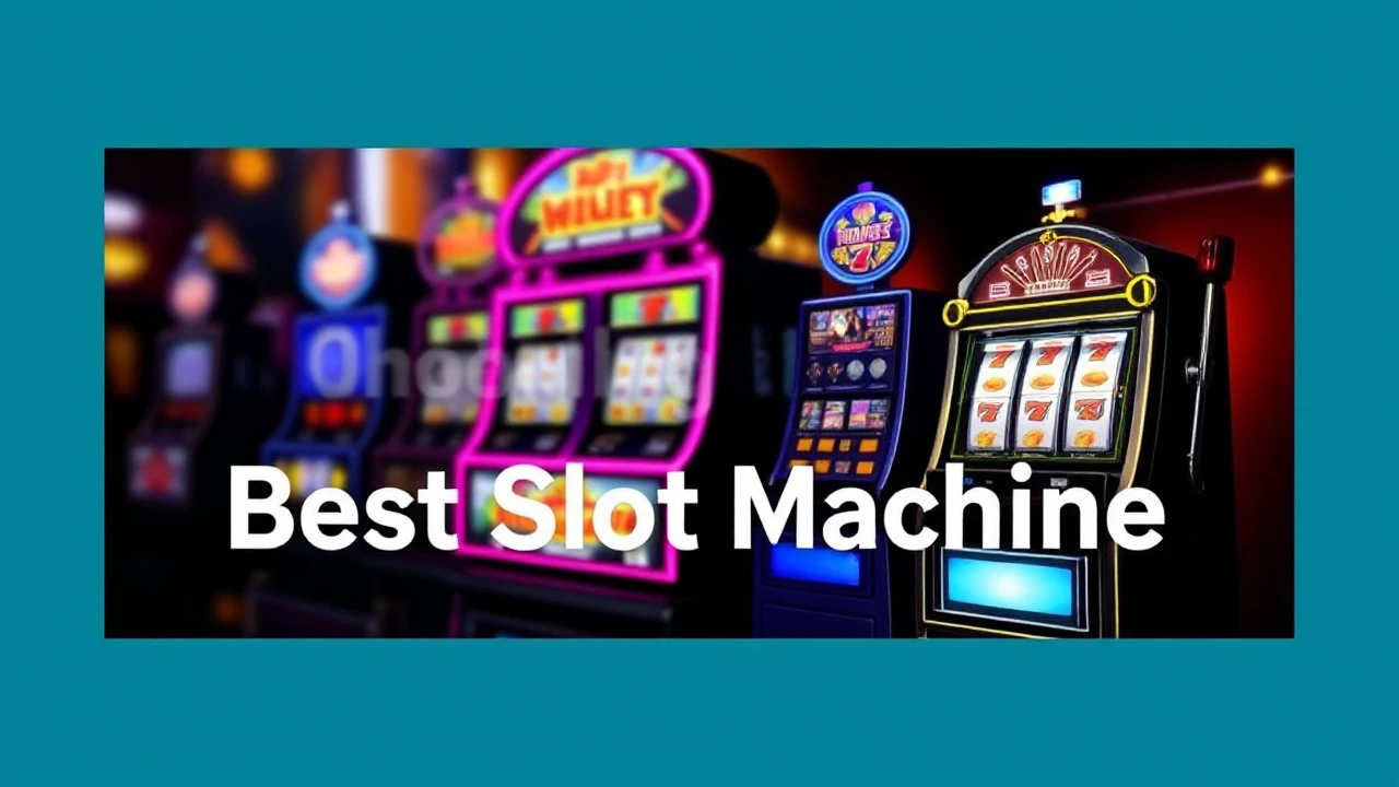 Your Go-To Manual for Choosing the Best Slot Machine