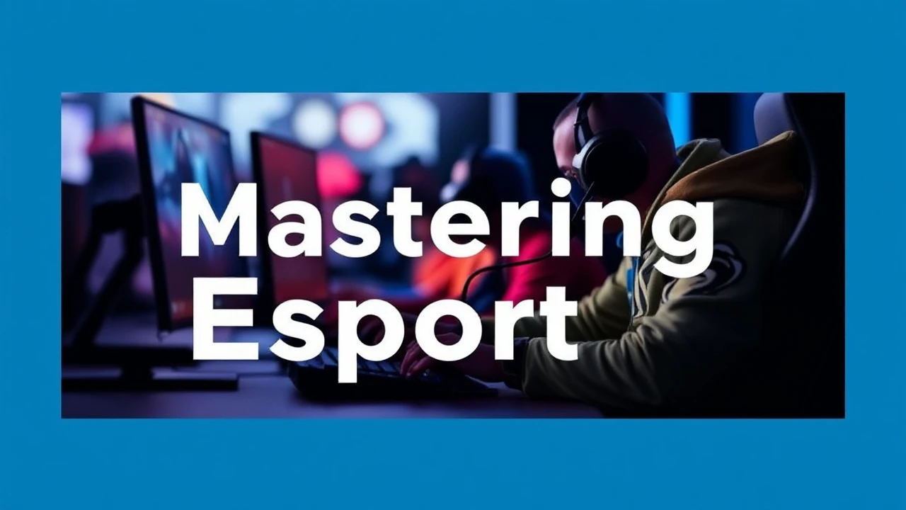 Mastering Esports: A Beginner's Guide to Competitive Gaming