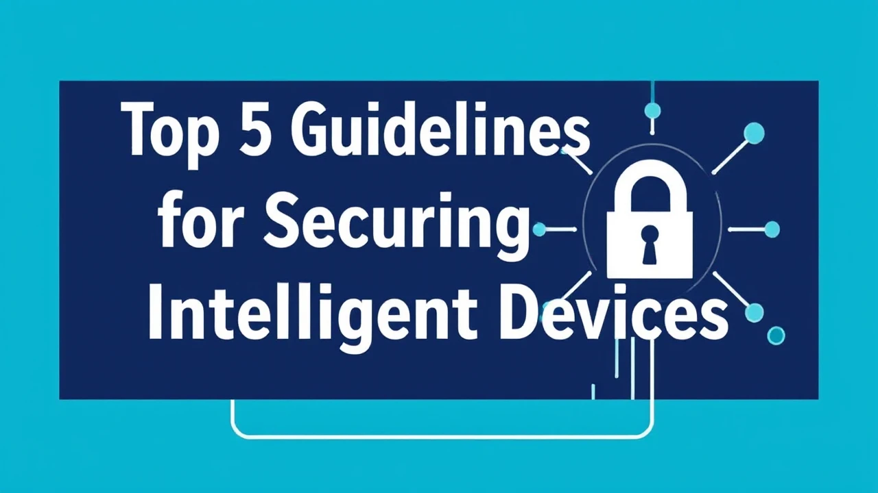 Top 5 Guidelines for Securing Your Intelligent Devices