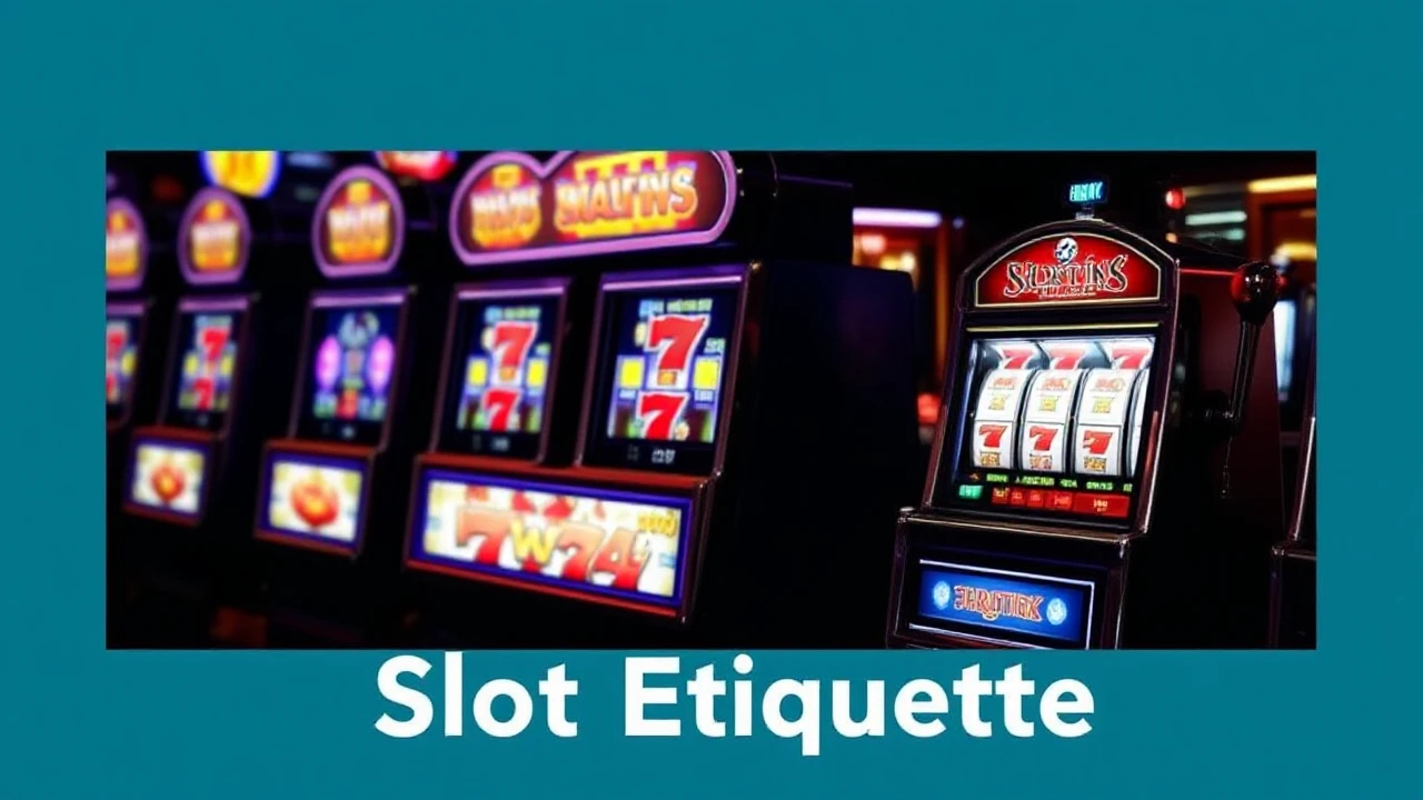 Understanding Slot Etiquette: Do's and Don'ts in the Casino