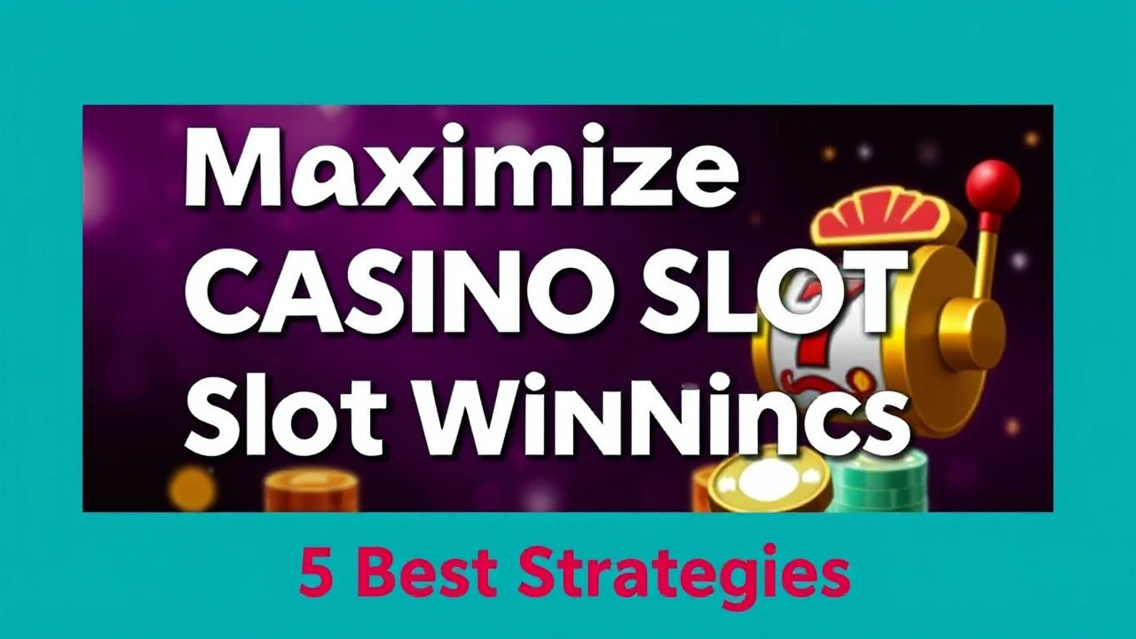 Maximize Your Casino Slot Winnings: 5 Best Strategies