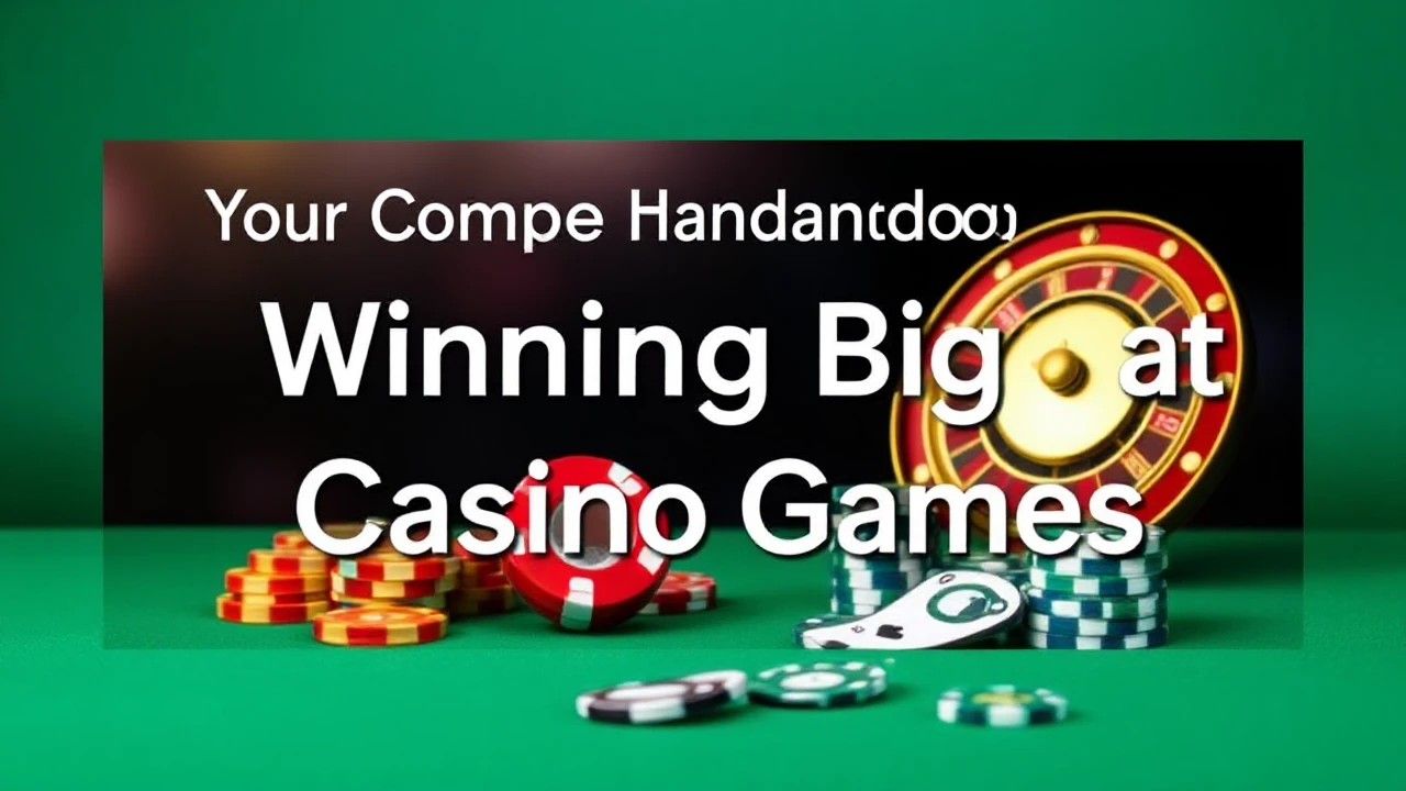 Your Complete Handbook of Winning Big at Casino Games