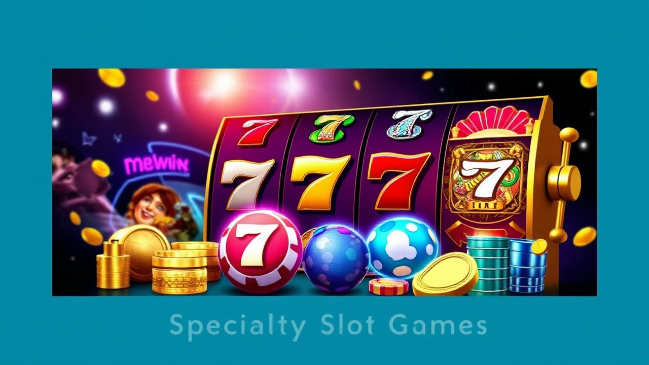 Delving into the Captivating World of Specialty Slot Games in Virtual Casinos