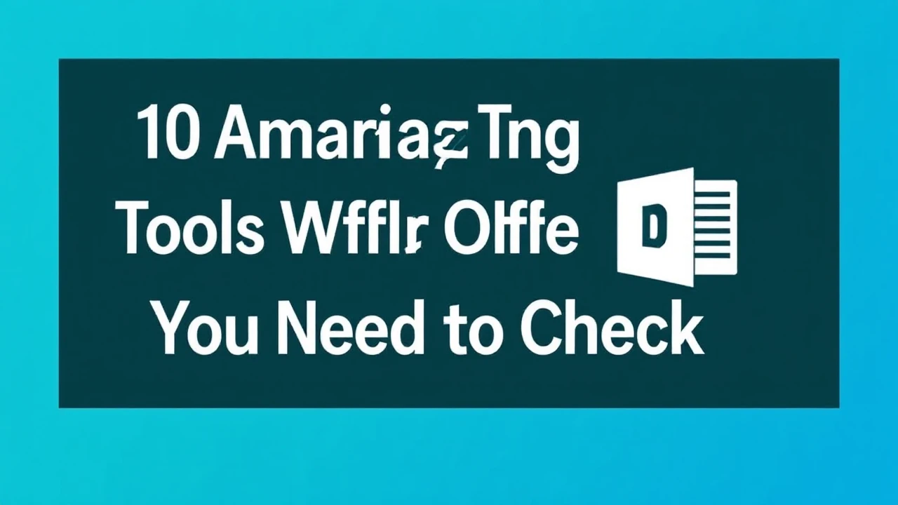 10 Amazing Tools in WPS Office You Need to Check Out