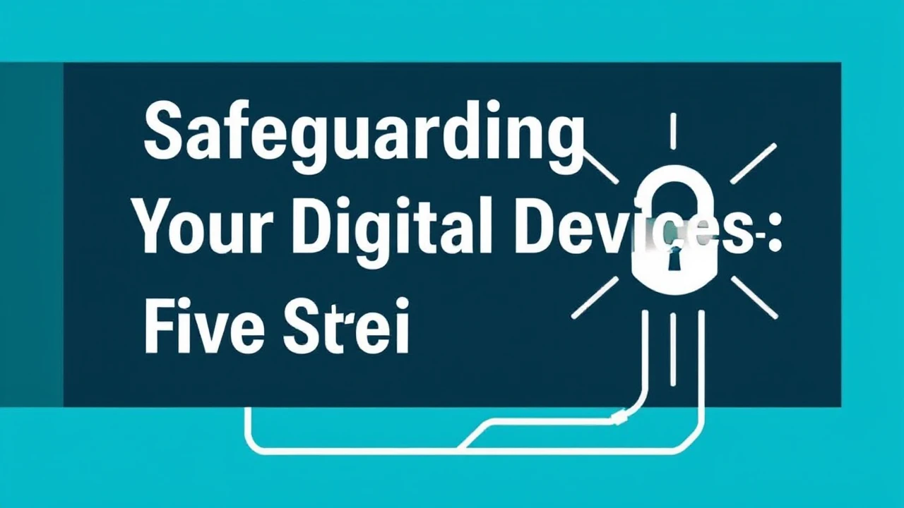 Safeguarding Your Digital Devices: Five Straightforward Tips