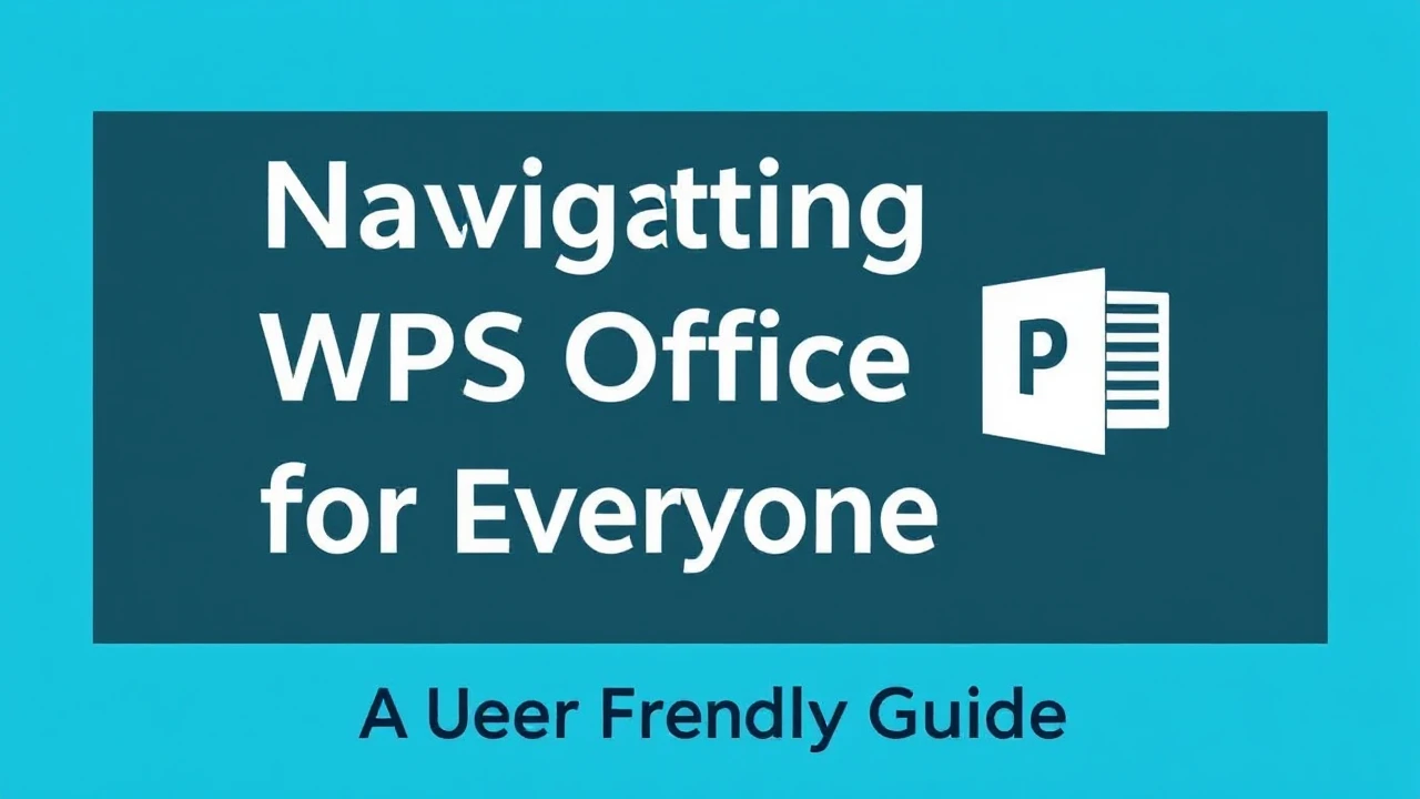 Navigating WPS Office for Everyone A User-Friendly Guide