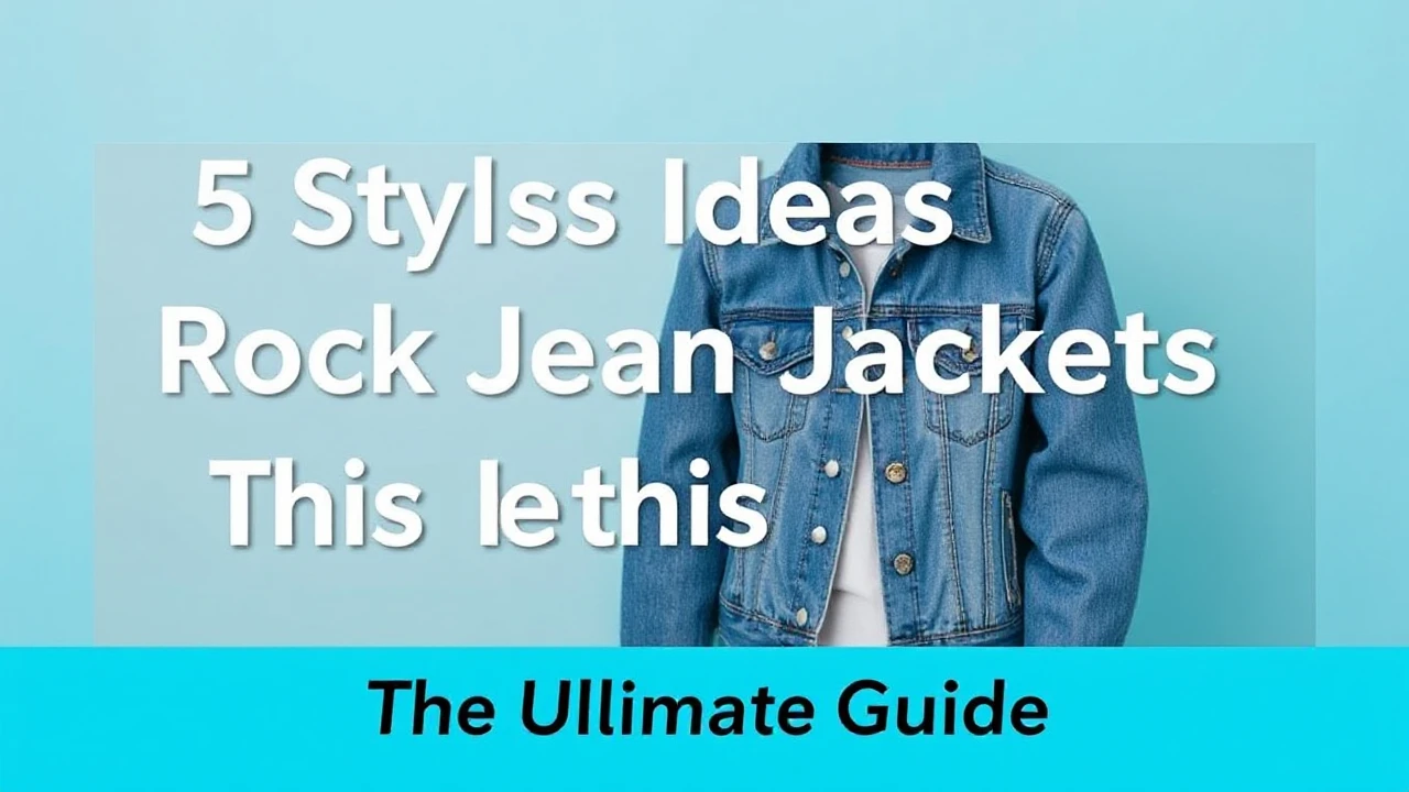 5 Stylish Ideas to Rock Jean Jackets This Season: Your Ultimate Guide