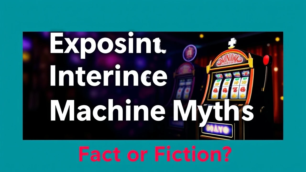 Exposing Internet Casino Machine Myths: Fact or Fiction?