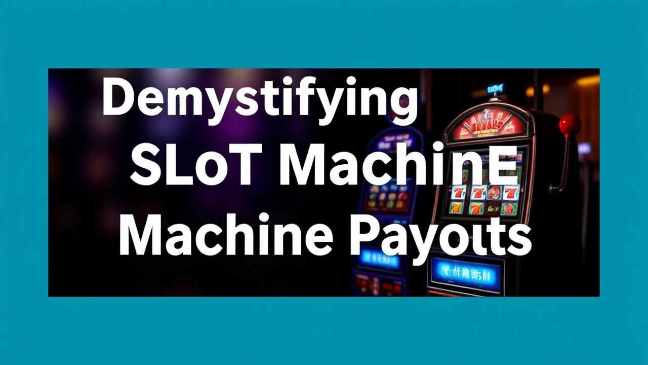Demystifying Slot Machine Payouts: Breaking Down the Code
