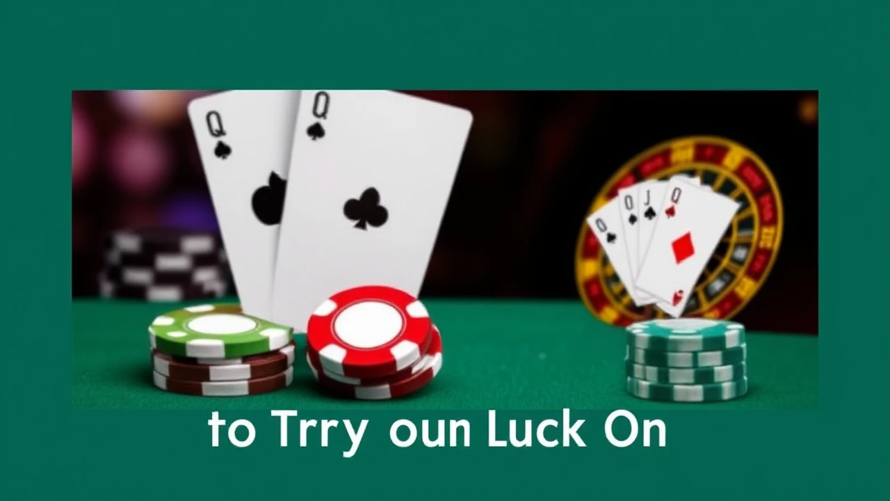 Top 10 Casino Games to Try Your Luck On