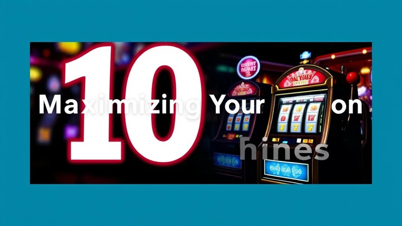 10 Tips for Maximizing Your Wins on Slot Machines
