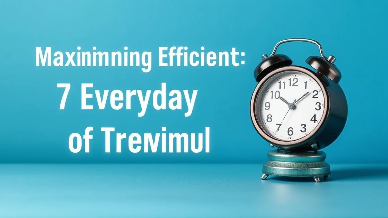 Maximizing Efficiency: 7 Everyday Habits of Triumphant People
