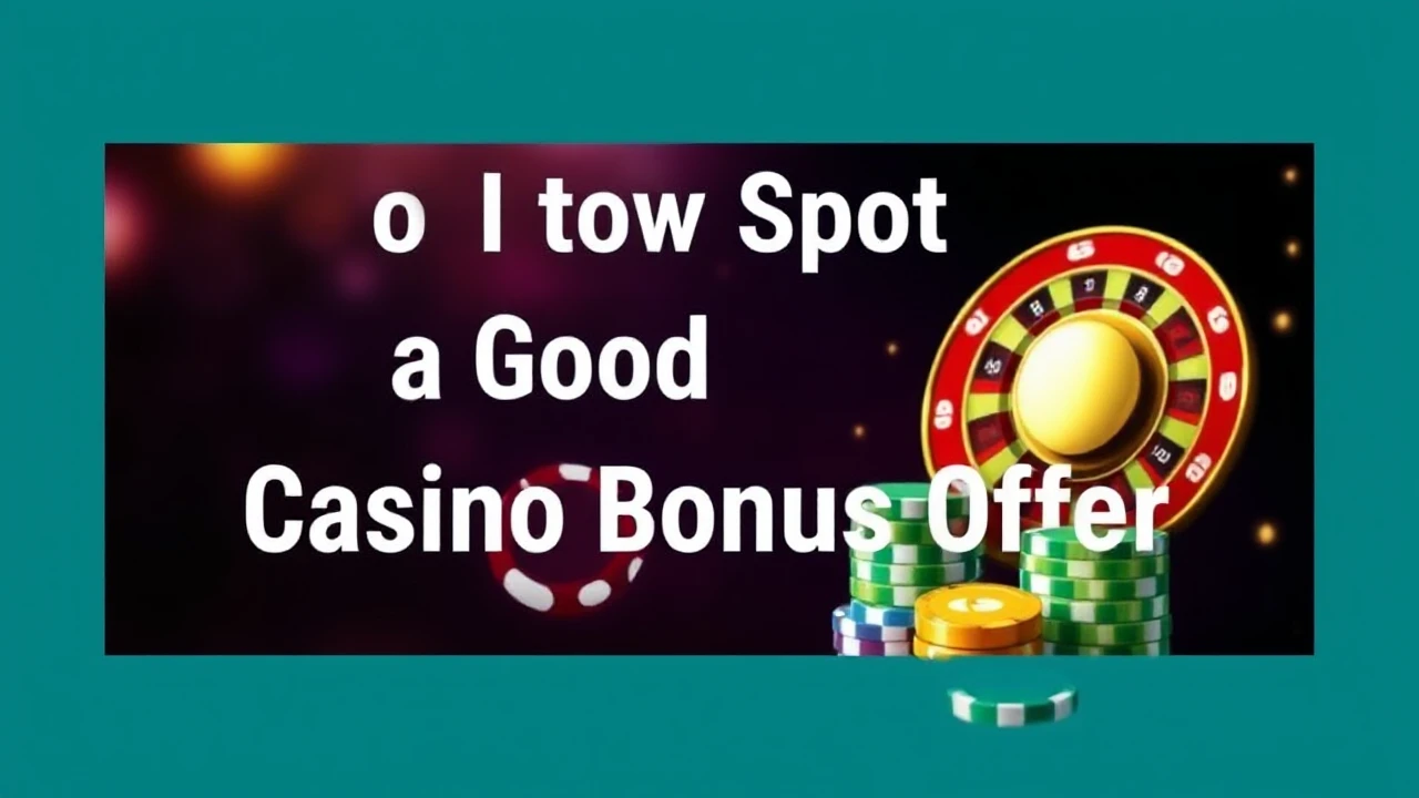 How to Spot a Good Casino Bonus Offer
