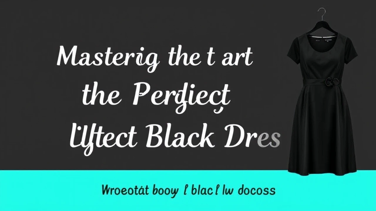 Mastering the Art of Choosing the Perfect Little Black Dress