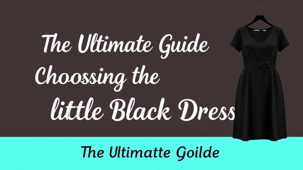 The Ultimate Guide of Choosing the Ultimate Little Black Dress