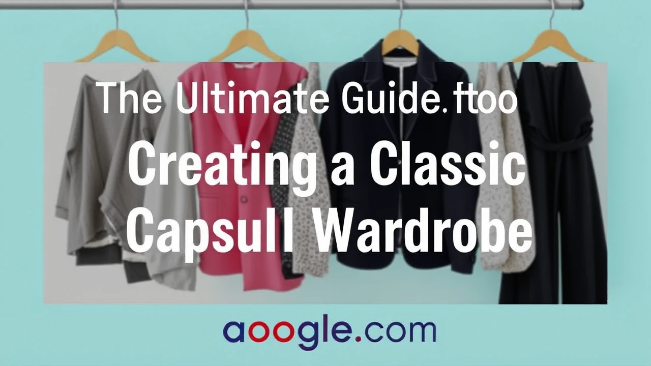 The Ultimate Guide to Creating a Classic Capsule Wardrobe