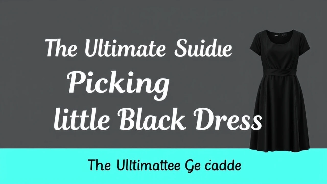 The Ultimate Guide of Picking the Ultimate Little Black Dress
