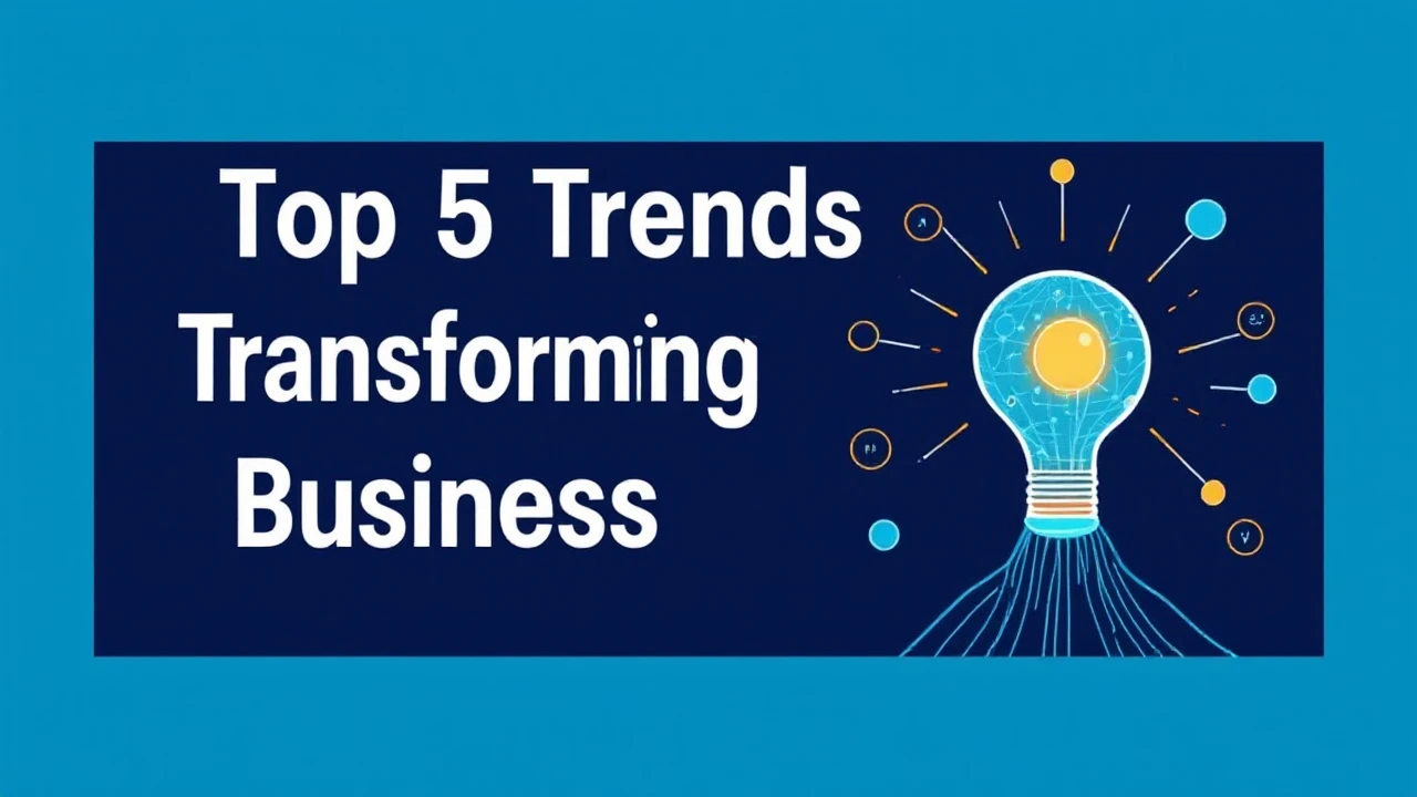 Unveiling the Top 5 Trends Transforming the Future of Business Innovation
