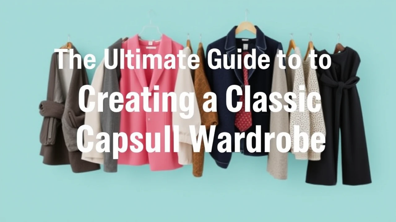 The Ultimate Guide to Creating a Classic Capsule Wardrobe