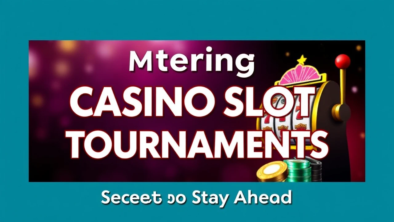 Mastering Casino Slot Tournaments: Secrets to Stay Ahead