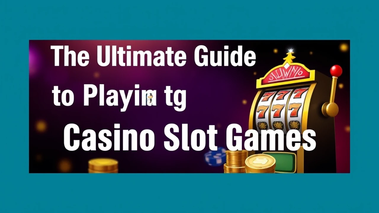 The Ultimate Guide to Playing Casino Slot Games