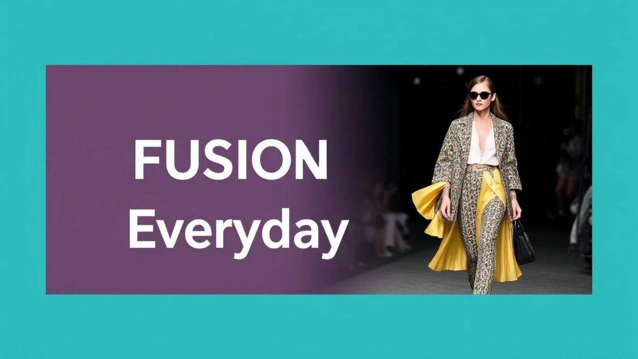 Fashion Fusion: Blending Runway with Everyday Style