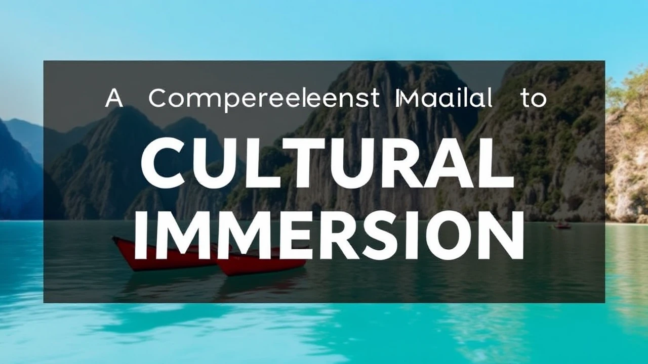 A Comprehensive Manual to Cultural Immersion: Embracing Local Traditions While Traveling