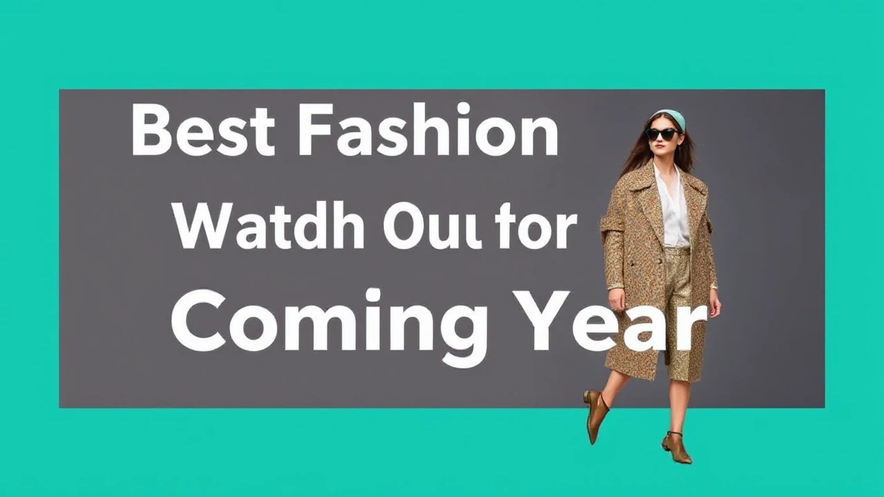 Best Fashion Trends to Watch Out for in the Coming Year