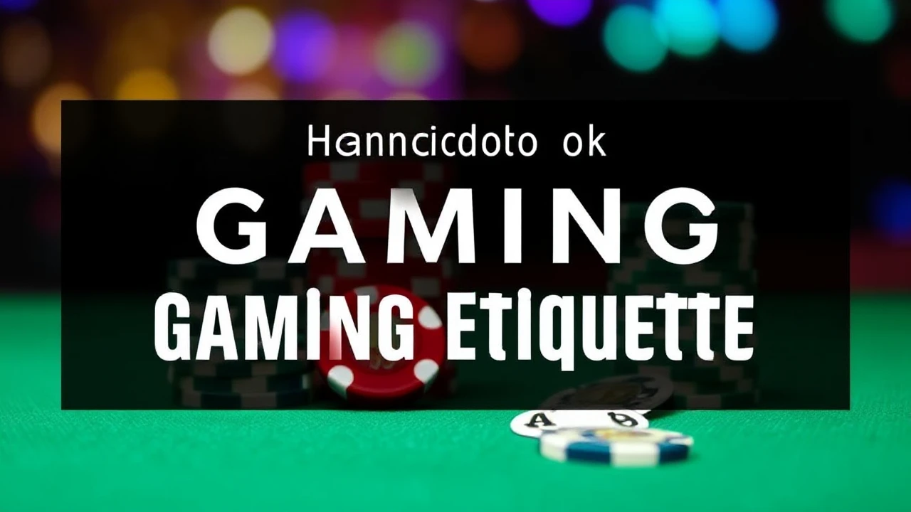 Your Go-To Handbook to Gaming Etiquette: Essential Do's and Don'ts