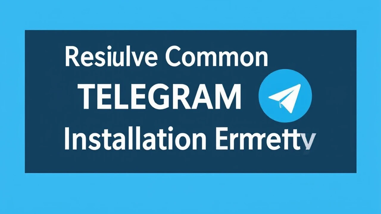 Resolve Common Telegram Installation Errors Promptly